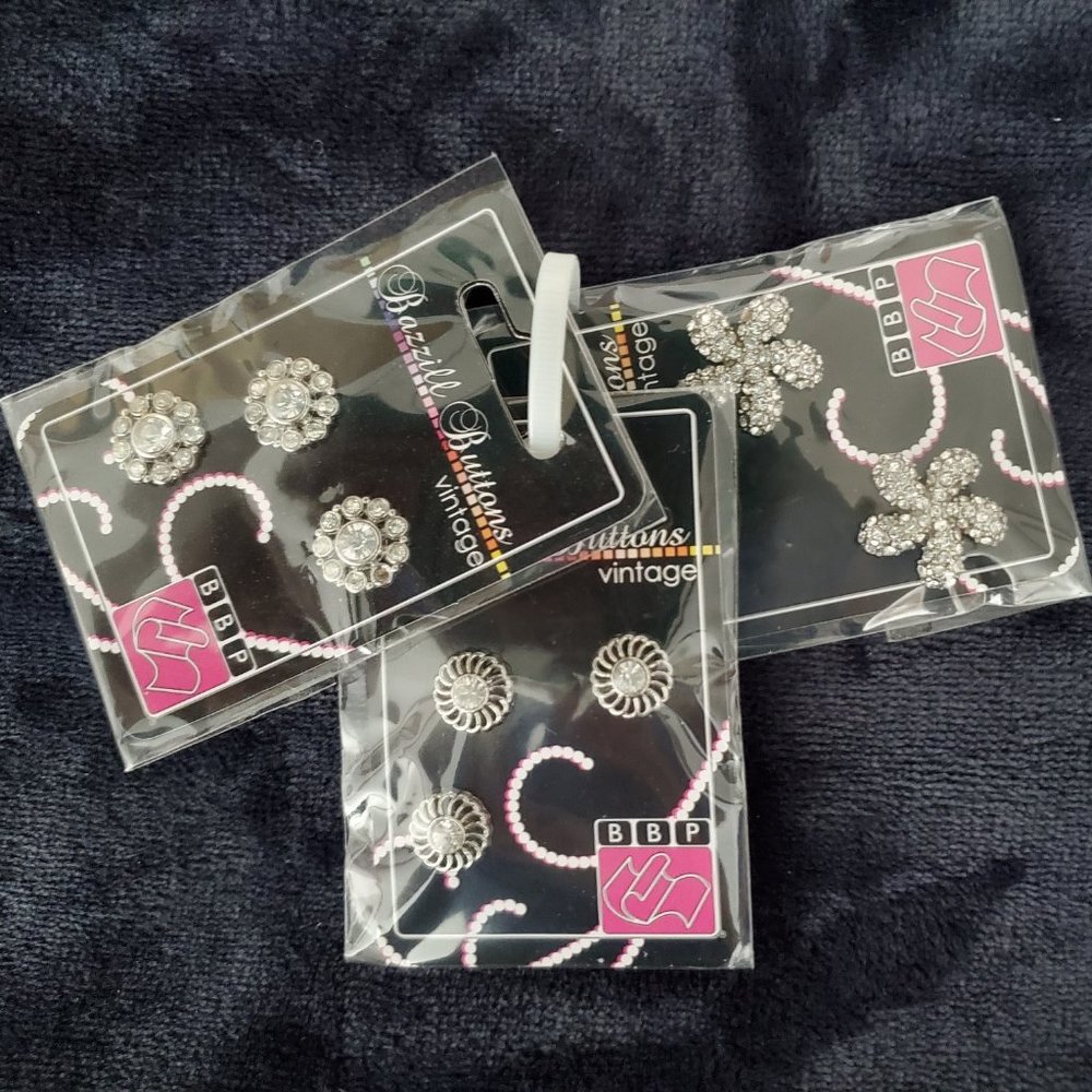 Diamond Buttons - Set of 3 - NEW
